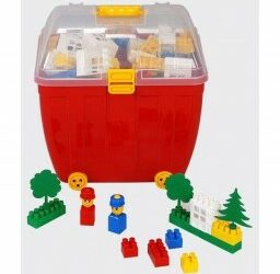 Kuferek duży z klockami K2