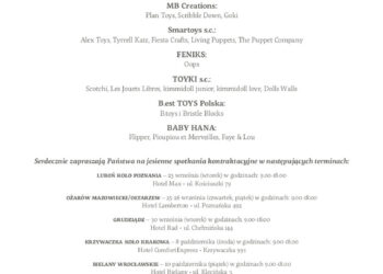 Kontraktacje firm MB Creations, Smartoys, Feniks, Toyki, B.est Toys i Baby Hana