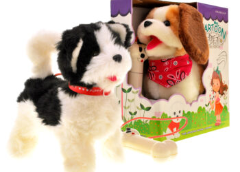 Interaktywny Piesek na smyczy chodzi szczeka