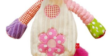 Przytulanka Pluszowy Sztruks z piszczkiem – Konik