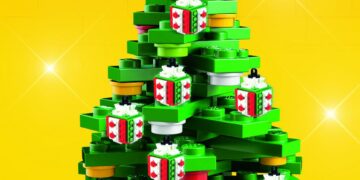 Bożonarodzeniowa choinka z klocków LEGO®