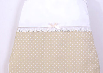 Śpiworek niemowlęcy „Sweety dotti beige”  (0-9 m-cy)