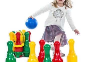 Zestaw kręgli i ringo