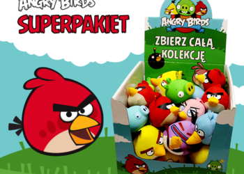 Pluszowe wściekłe ptaki i gumowe świnki – fani Angry Birds je pokochają