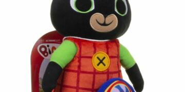 Bing i nauka ubierania pluszowa maskotka z plecakiem