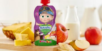 Nowe musy owocowe BoboVita Masza i Niedźwiedź – teraz jeszcze więcej pysznych smaków do wyboru!