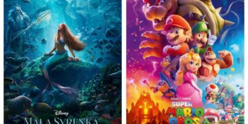 Dziś zagoszczą na dużym ekranie dwa bardzo oczekiwane filmy – „Mała Syrenka” i „Super Mario Bros.”